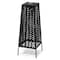 Glitzhome® 21.5" Metal Geometric Solar Powered Floor Lantern